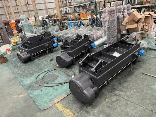 Single Girder 1t Lifting Electric Wire Rope Hoist 8m/Min For Harbours
