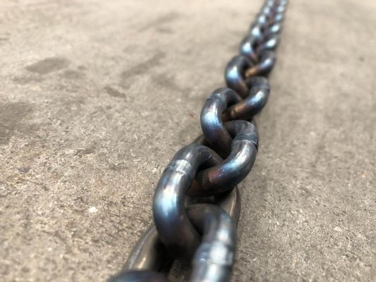 Maximum 32mm G80 Lifting Chain , Polishing And Black Blackened Lifting Chains