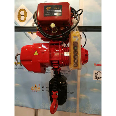 2 طن 380 فولت 440 فولت الكهربائية سلسلة رفع مع عربة الطاقة ووظيفة سرعة 2 لرفع الصناعية