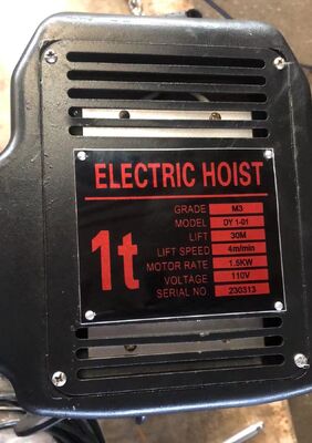 380 فولت الكهربائية سلسلة الرفع مع 6m و 10m طول السلسلة و 220V-690V إمدادات الطاقة